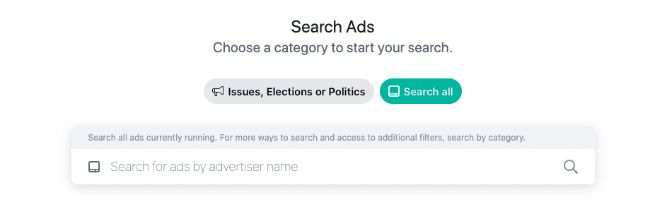 Facebook real estate ad library
