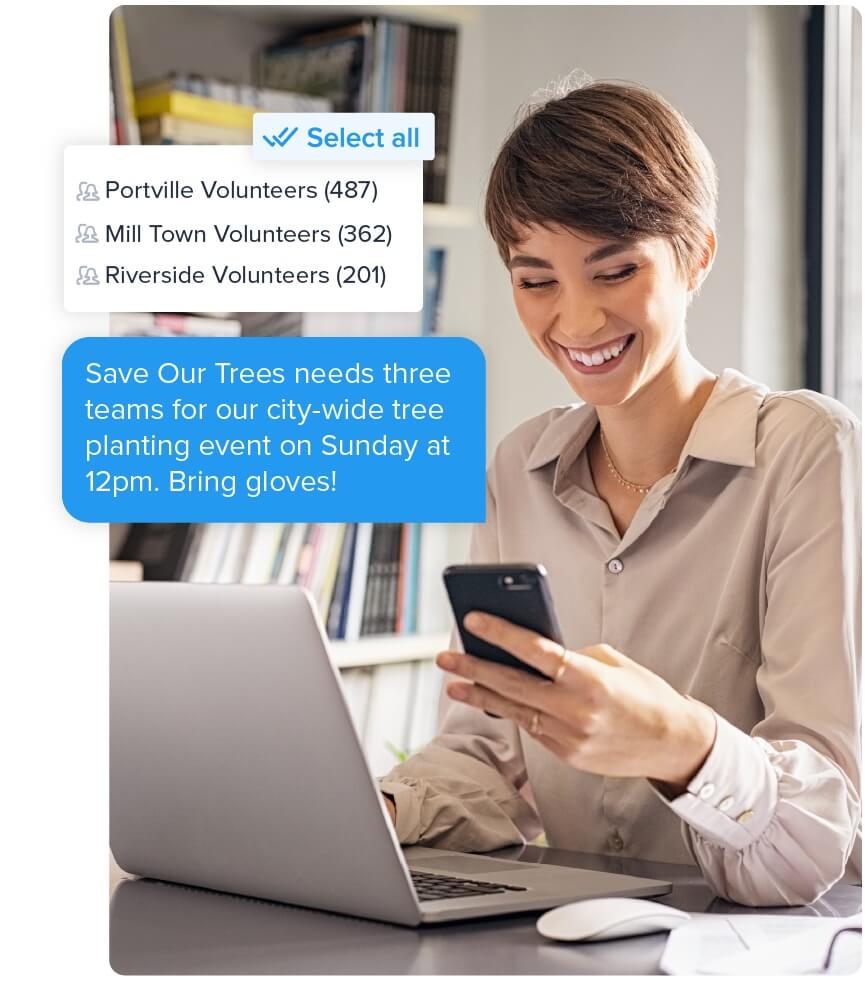 Image for How to send a text blast