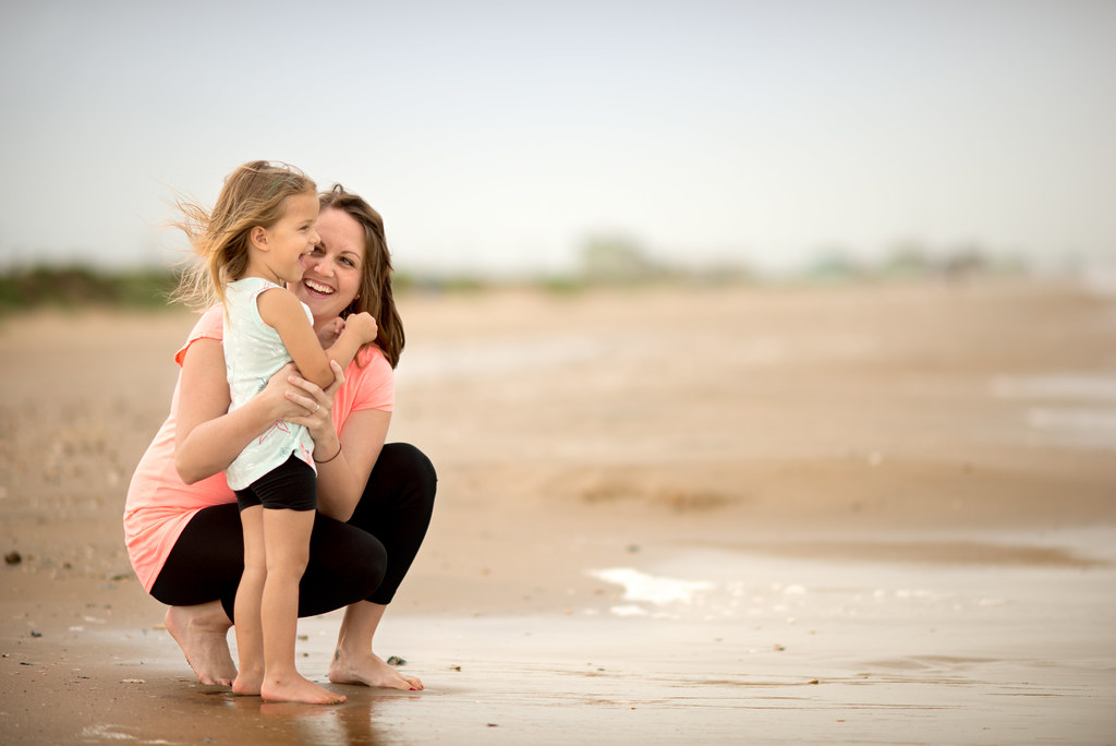 A mom blogger photo