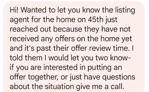 How one real estate agent helps clients negotiate offers on a property 