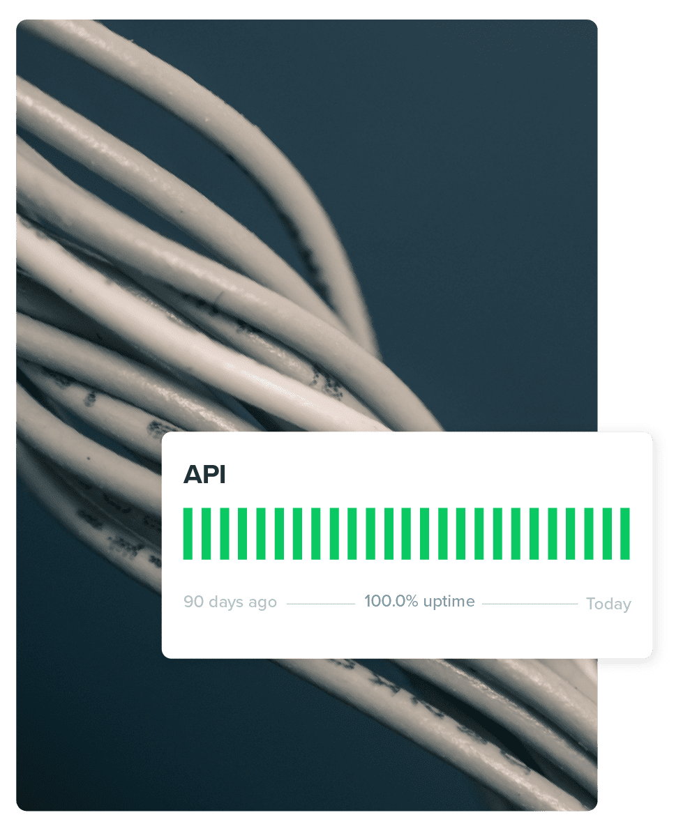 99.95% uptime guarantees peace of mind