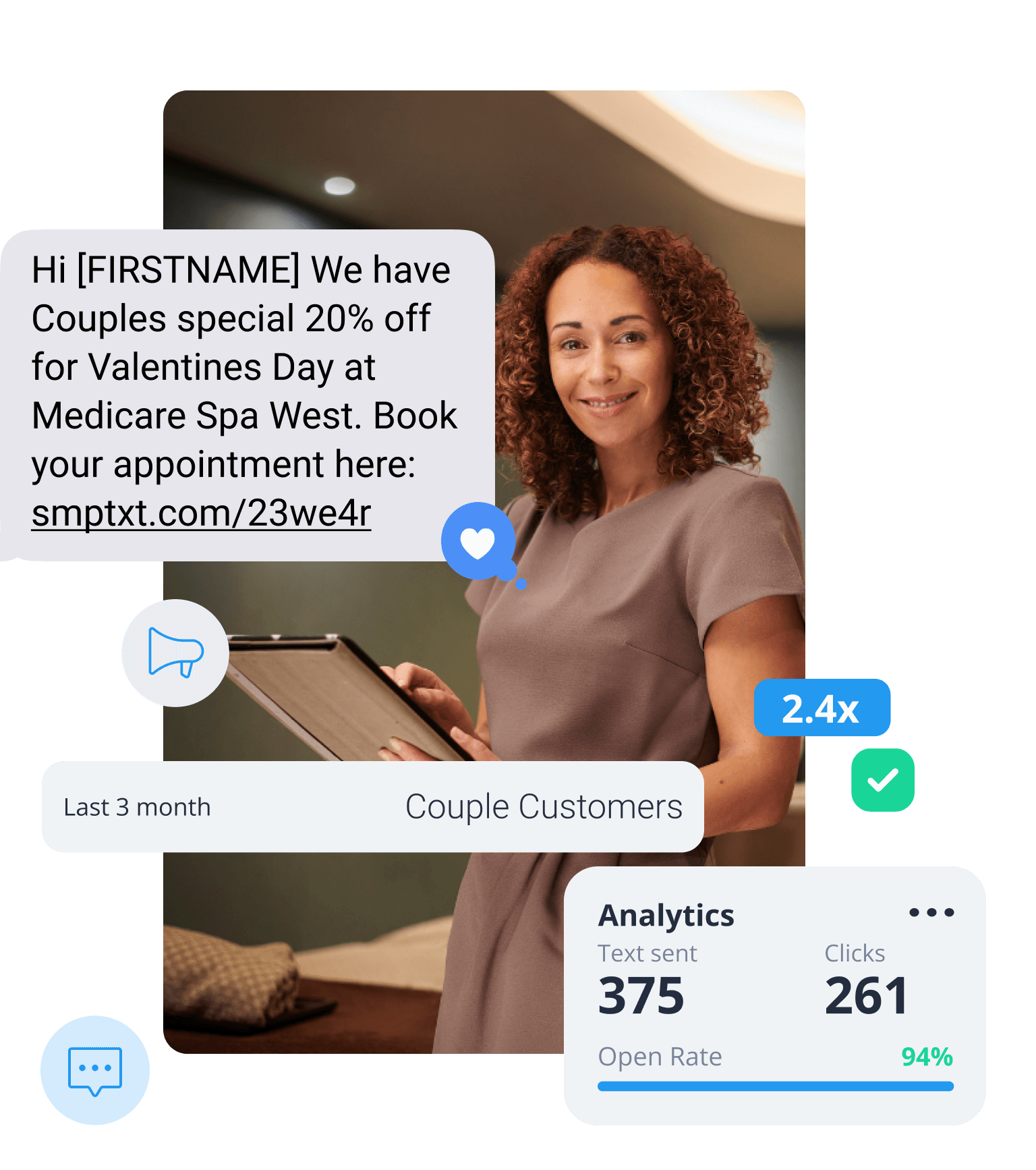Text marketing for beauty salons and spas