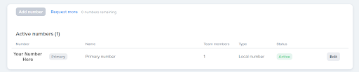 choose your texting number in simpletexting's SMS marketing platform