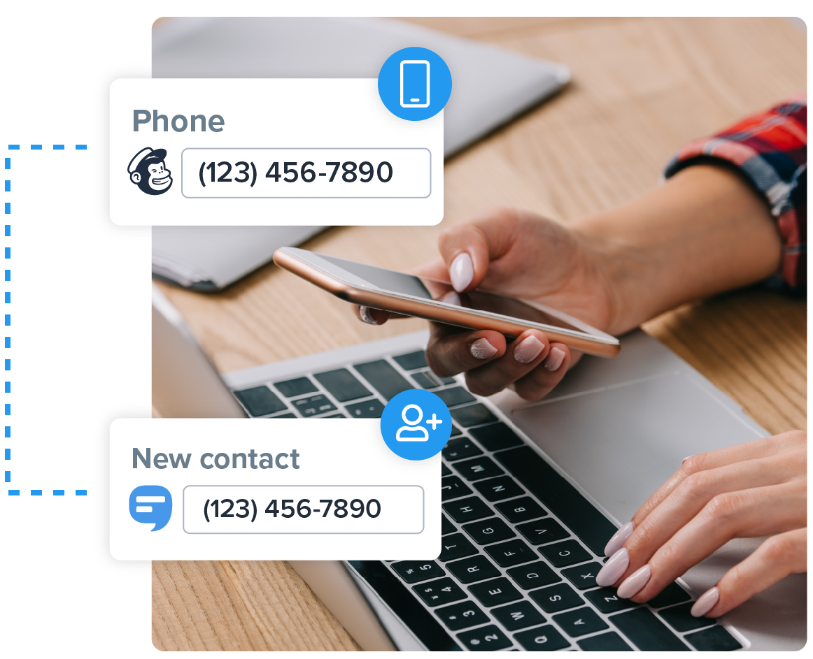Collect phone numbers through Mailchimp SMS marketing forms