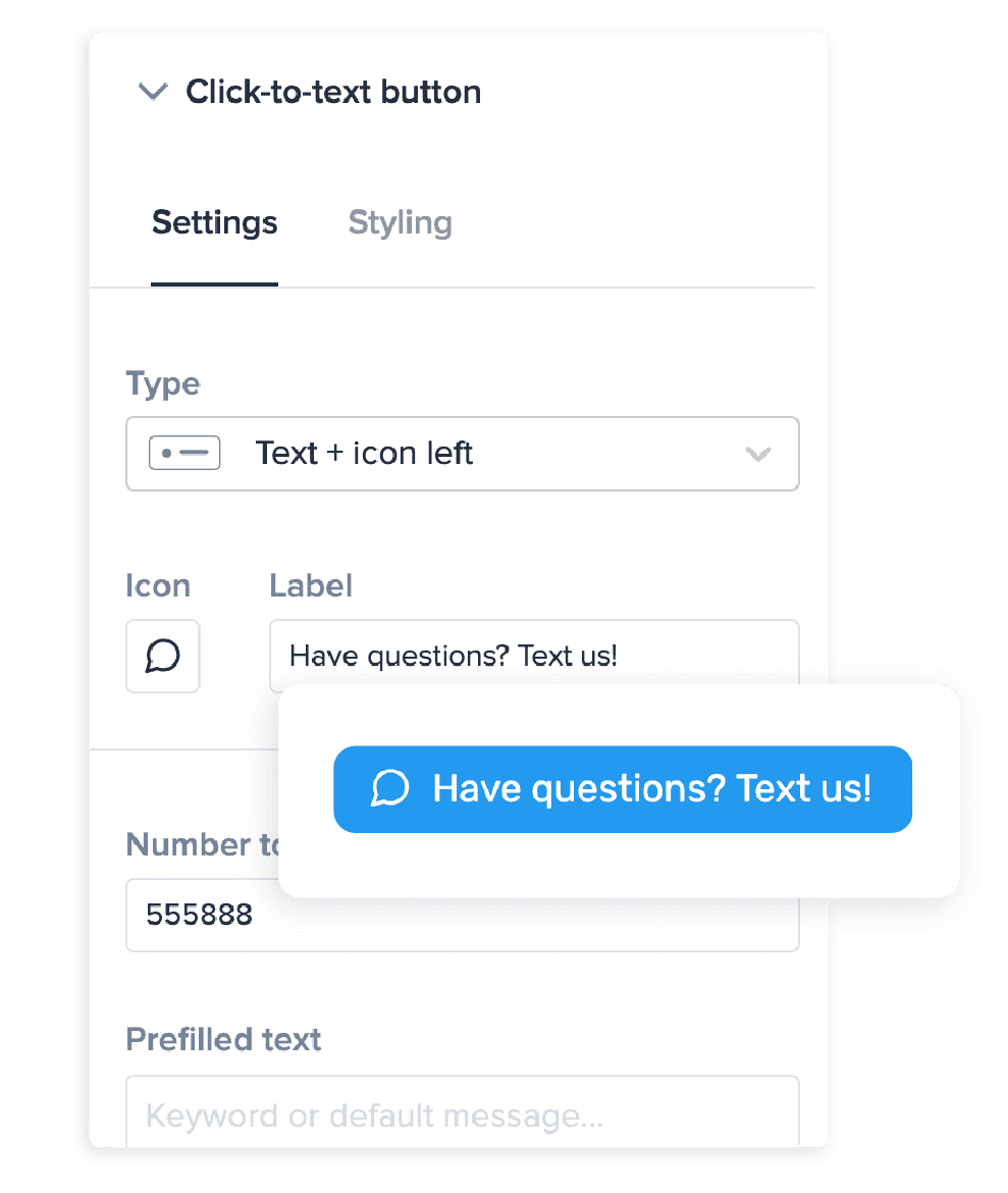 Improve customer service communication with Click-to-Text