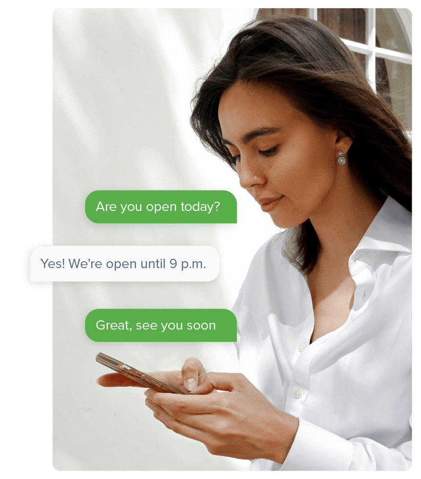 Get your customer-facing teams texting and sending business SMS