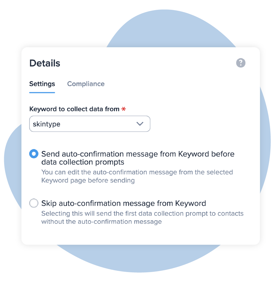 2. Connect to a Keyword