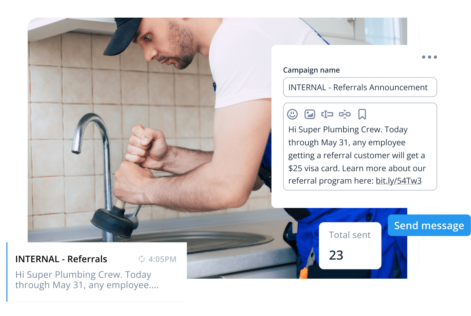 Improve team communication for home services