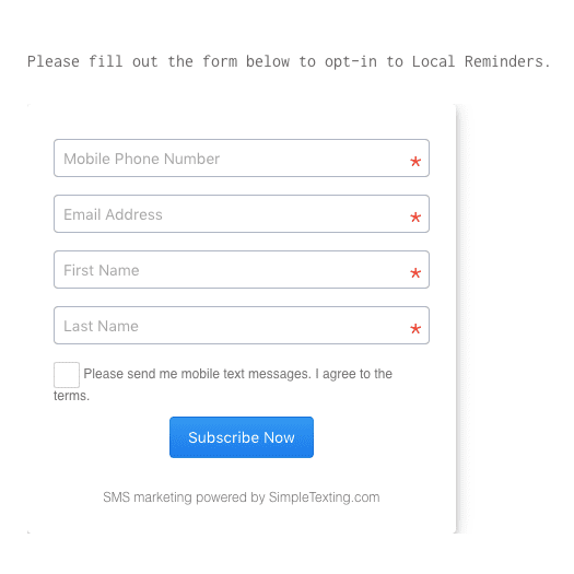 IBEW's web sign-up form with fields for phone number, email, first name, and last name