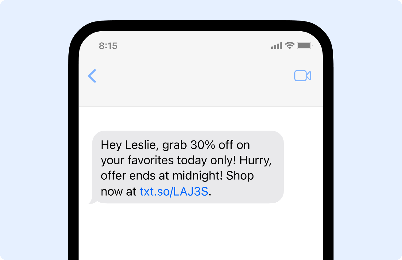 example of a business text