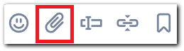 Locating the media embed button in SimpleTexting