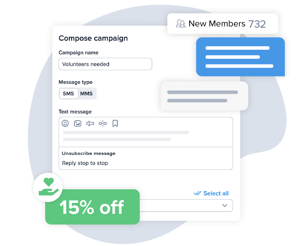 creating a text message campaign for gym members