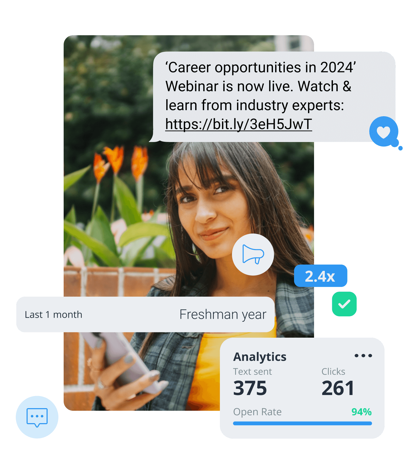 text message marketing tool for schools and education example