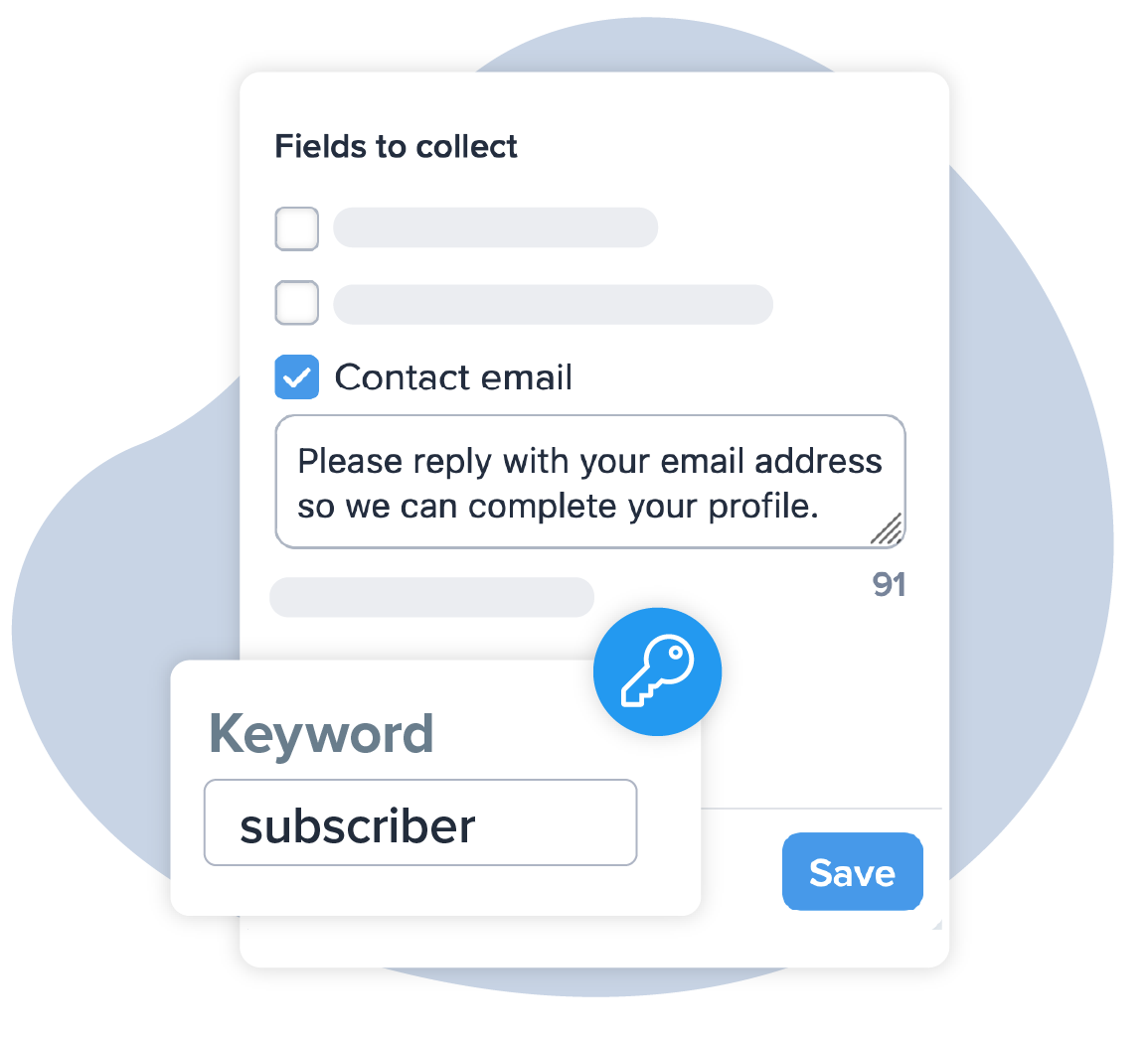 Invite SMS contacts to subscribe to your emails with Data Collection