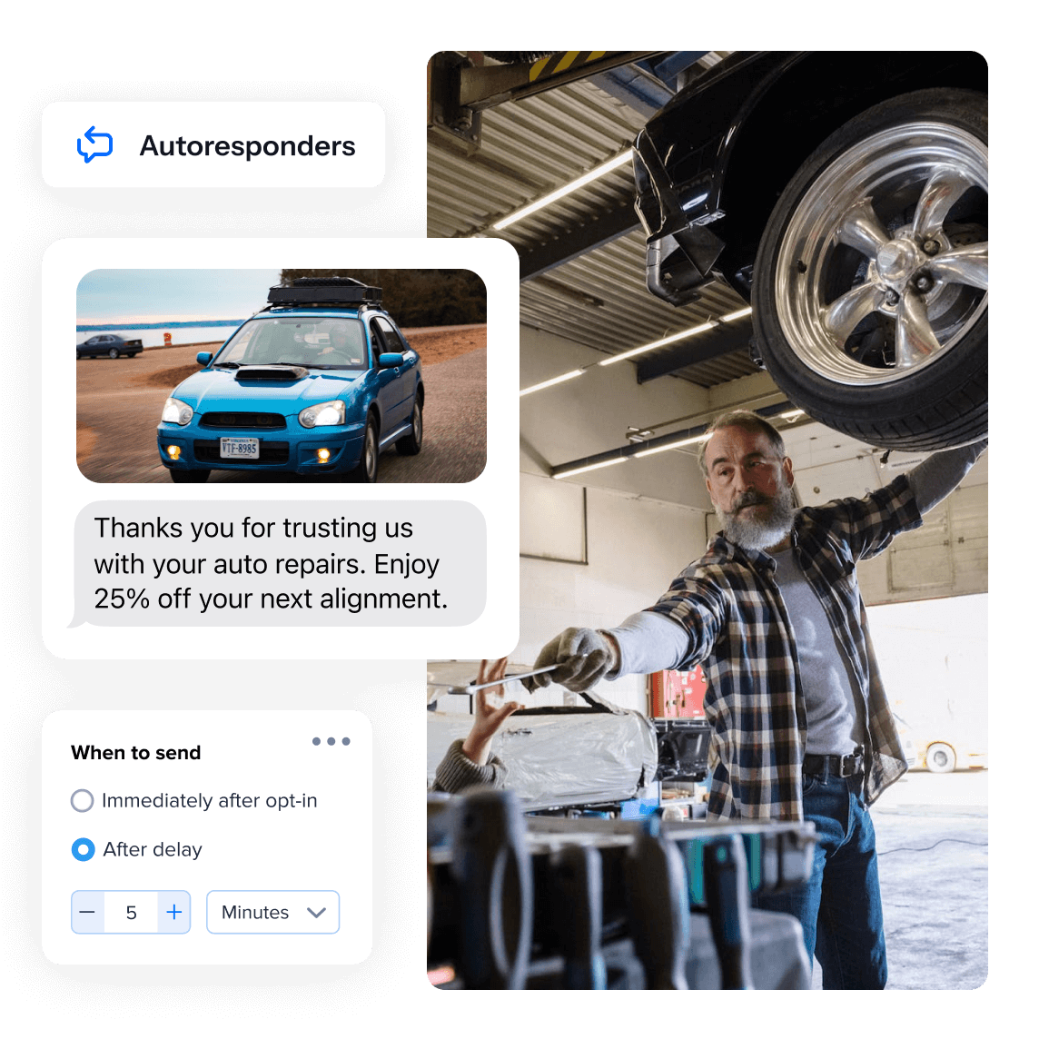 message overlay that reads, 