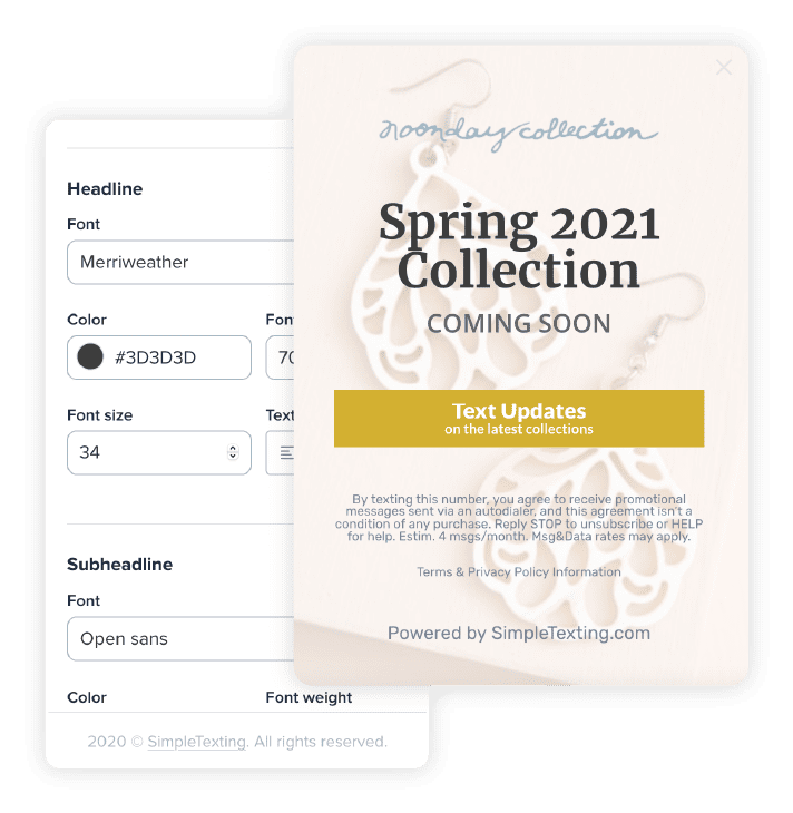 Create a Beautiful Pop-Up with Your Offer